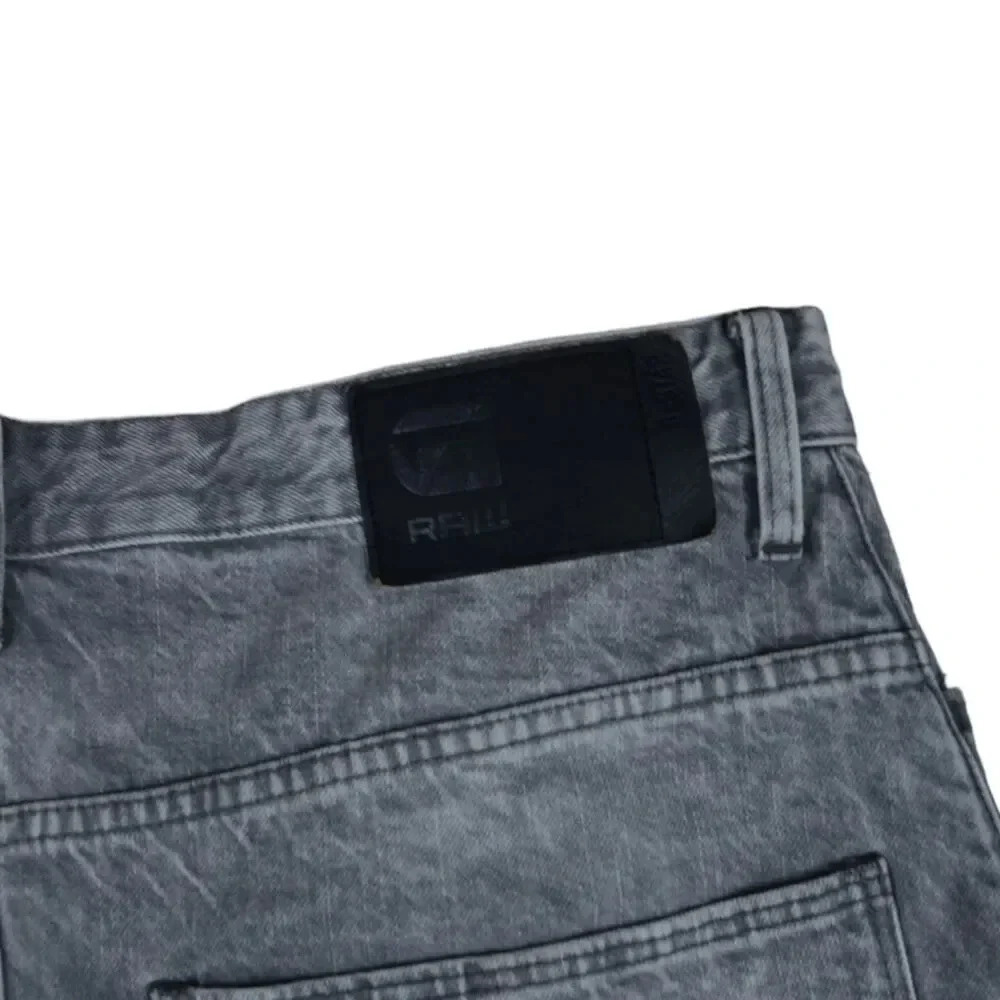 G-Star Raw Arc 3d Slim Cuffed Jeans Shorts Faded Gray 100% Cotton Men’s Sz 36 - Picture 6 of 10